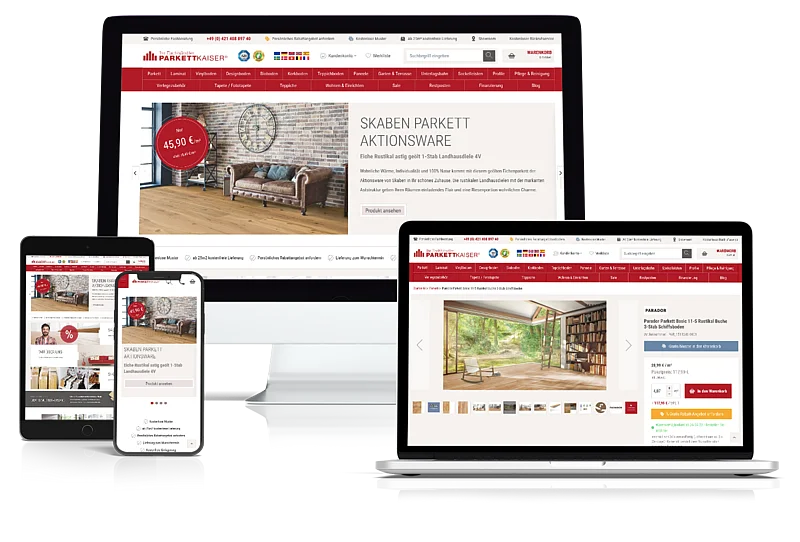 Parkettkaiser - Magento Shop with hyvä Theme Parkettkaiser - Magento Shop with hyvä Theme