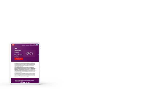 TYPO3 Website Friedrich-Ebert-Stiftung FES.de - iPad TYPO3 Website Friedrich-Ebert-Stiftung FES.de - iPad