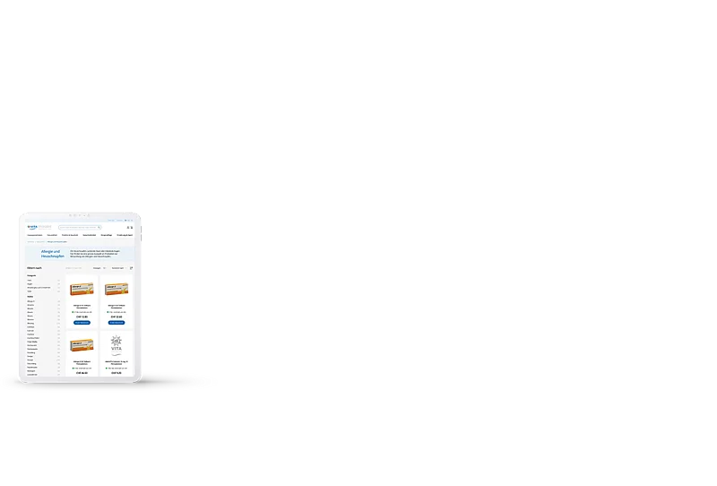Vita Drogerie Tablet Mockup
