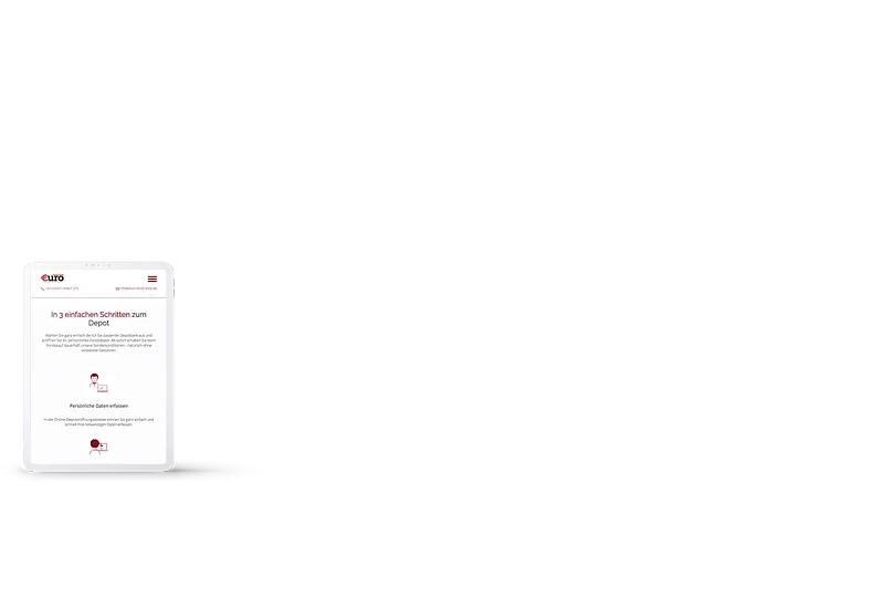 Euro Fonds Tablet Mockup