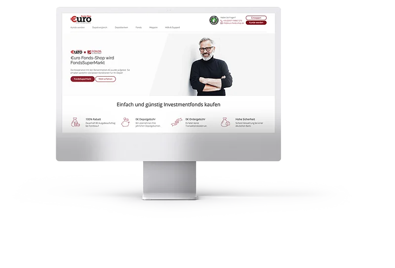 Euro Fonds iMac Mockup