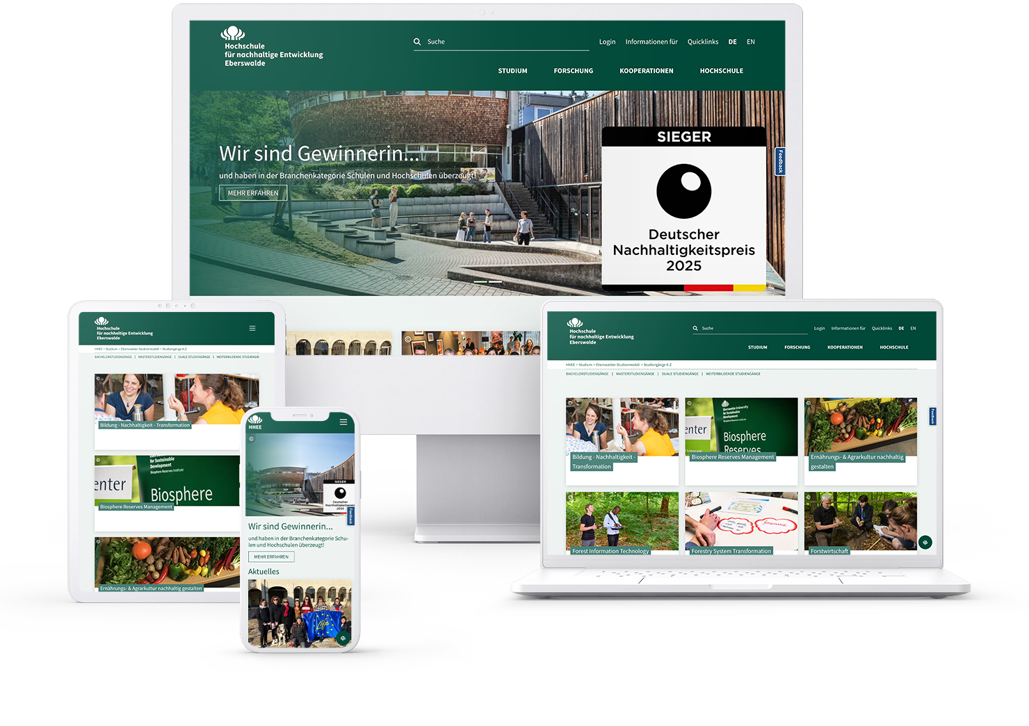 Hochschule für nachhaltige Entwicklung Eberswalde - Multi Device
