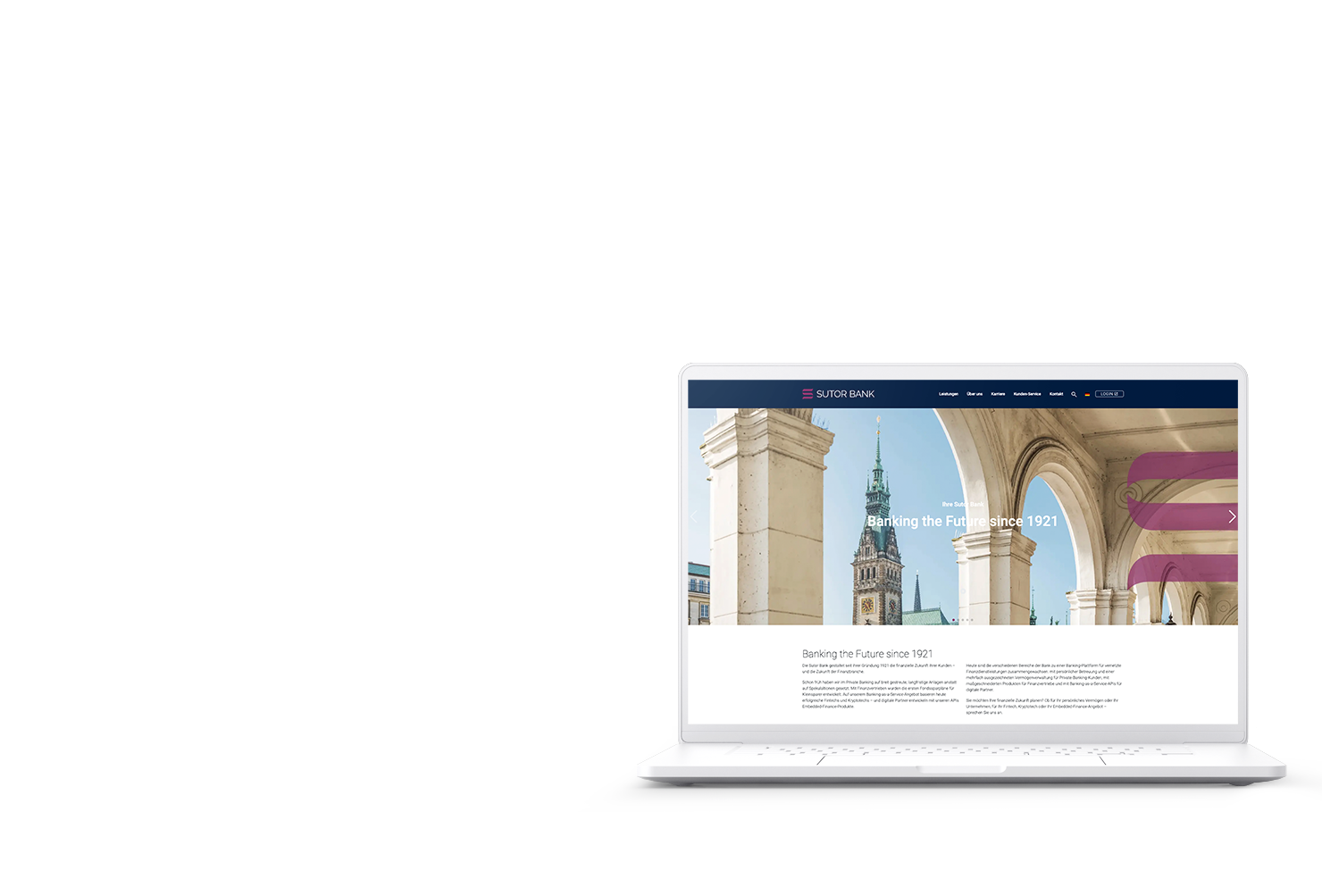 Sutor Bank Macbook Mockup