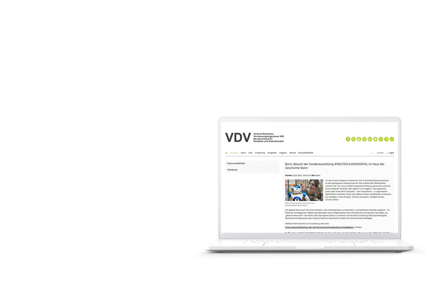 VDV Macbook Mockup